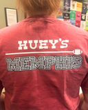 Huey's Memphis Football T, Red